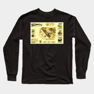 Tatooine Map Long Sleeve T-Shirt